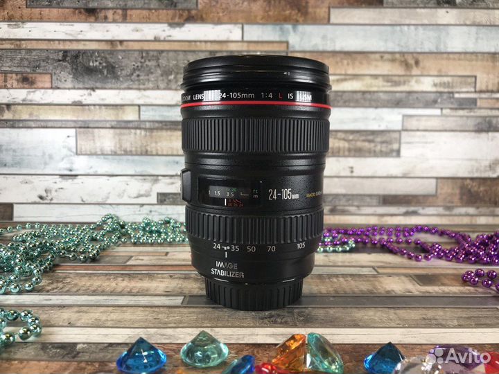 Canon EF 24-105mm 4L IS USM с чехлом (A516)