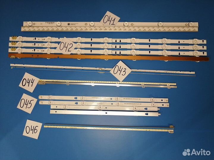 Новые комплекты подсветки для тв 041-046
