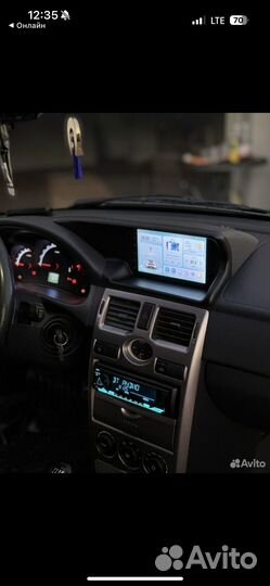 Козырек на панель priora 1 под андроид