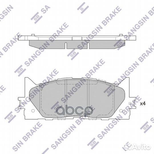 Колодки тормозные перед camry ##V40 06-11/V50 1