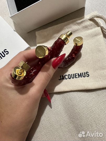 Серьги Jacquemus новые оригинал полный комплект