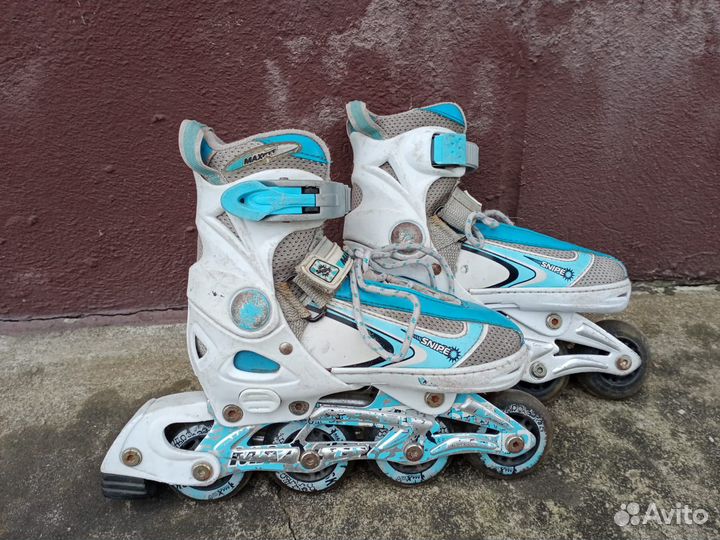 Ролики + коньки детские, раздвижные трансформеры