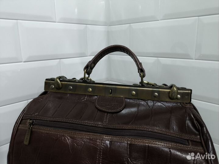 Edmins Саквояж кожаный