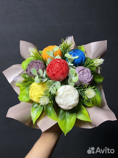 Букеты из мыло ручной работы