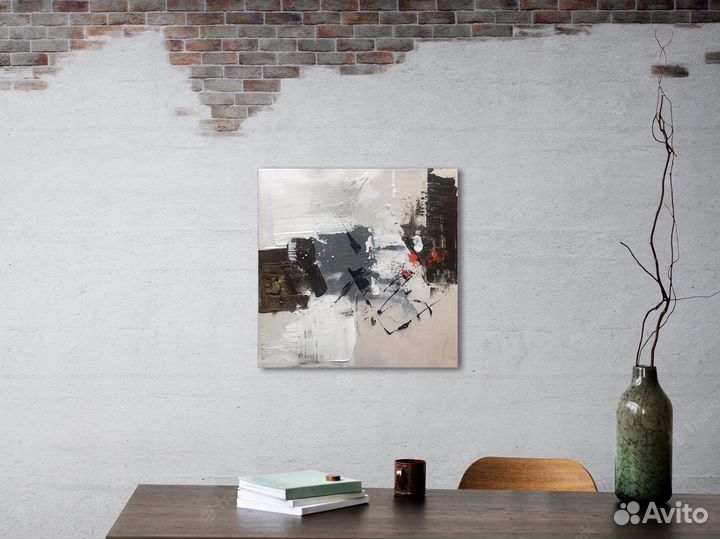 Картина абстракция акрил 40 см