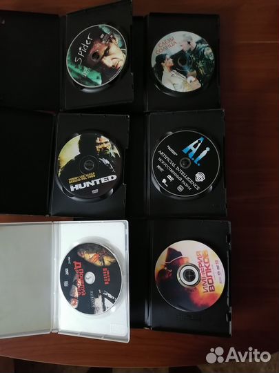 100 шт DVD дисков фильмы отличное состояние