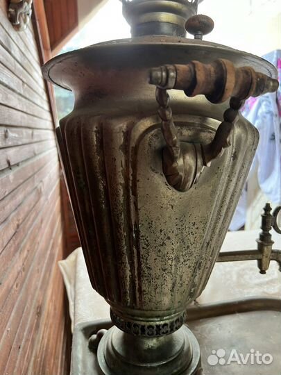 Самовар с подносом И.А. Козлова