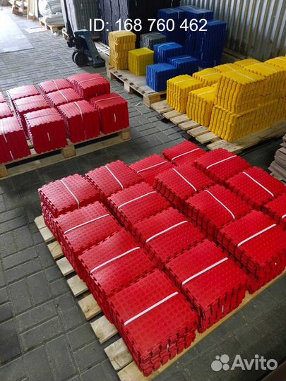 Модульная Плитка пвх 500х500мм;250х250 для Гаража