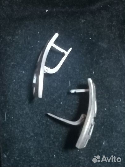 Серьги серебро