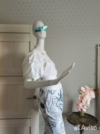 Куртка Miu Miu оригинал джинсовая белая деним 42it
