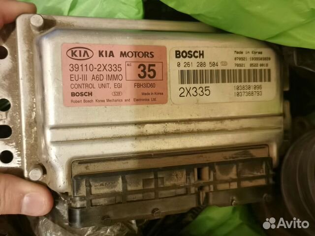 Эбу bosch 0261208504 киа спектра