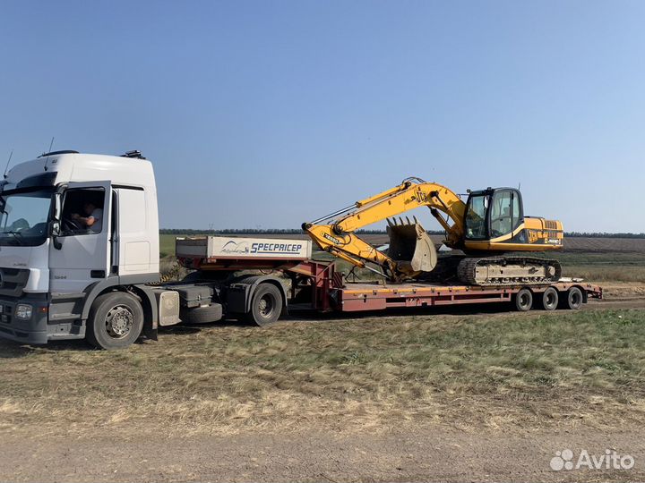 Трал низкорамный с лебёдкой