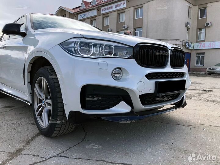 Элероны+Диффузор BMW X6 2014+