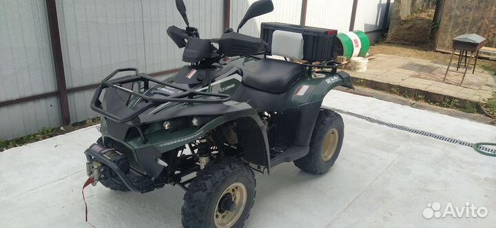 Квадроцикл Linhai-Yamaha d200, 342 км пробега