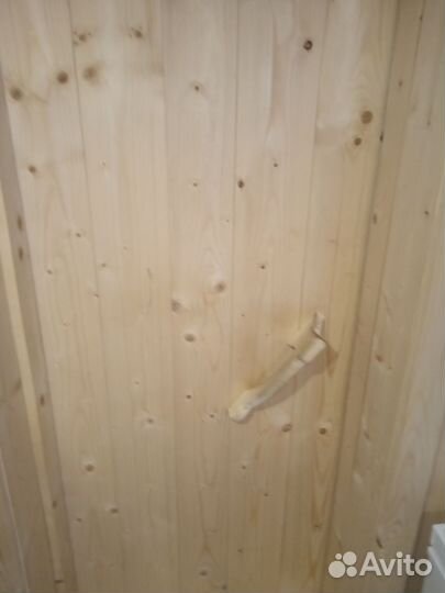 Изготовлю деревянные двери в баню