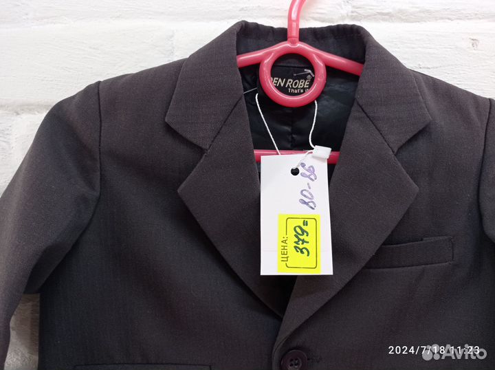 Новый пиджак на мальчика Den Robe, размер 80-86