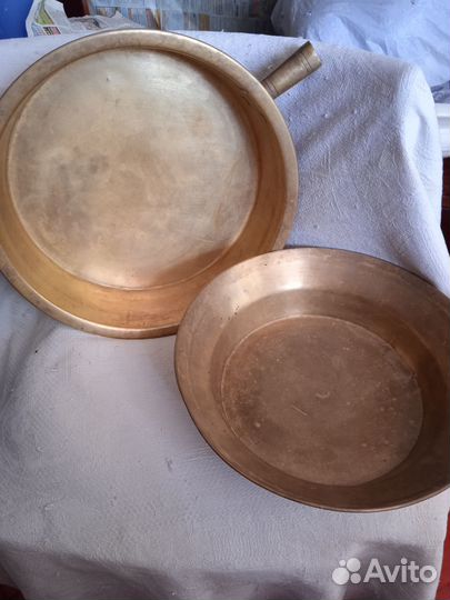 Таз, миска из латуни СССР