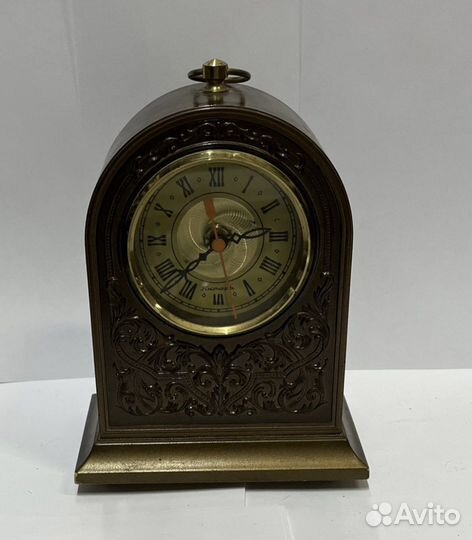 Часы настольные каминные Янтарь рабочие на ходу