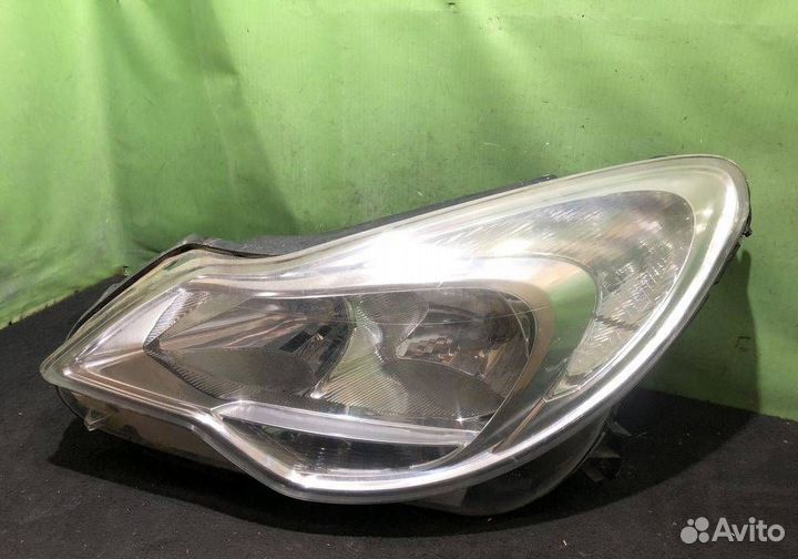 Фара левая галоген Opel Corsa D 2011-2014 Рест