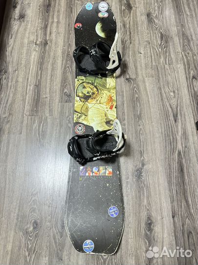 Сноуборд 153 terror с креплениями