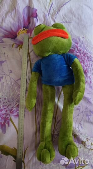 Мягкая игрушка лягушка pepe Пепе 45 см