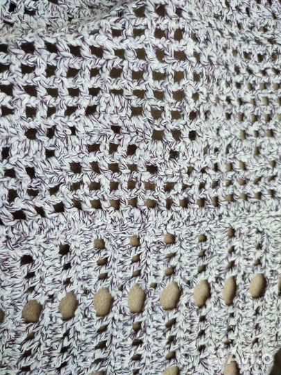 Шарф ажурный (связано крючком)