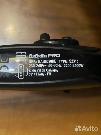 Фен BaByliss Pro Caruso BAB6520RE 2400Вт