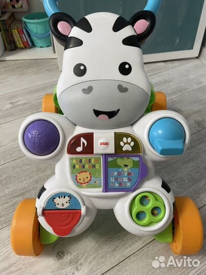 Ходунки каталка Fisher-Price Зебра