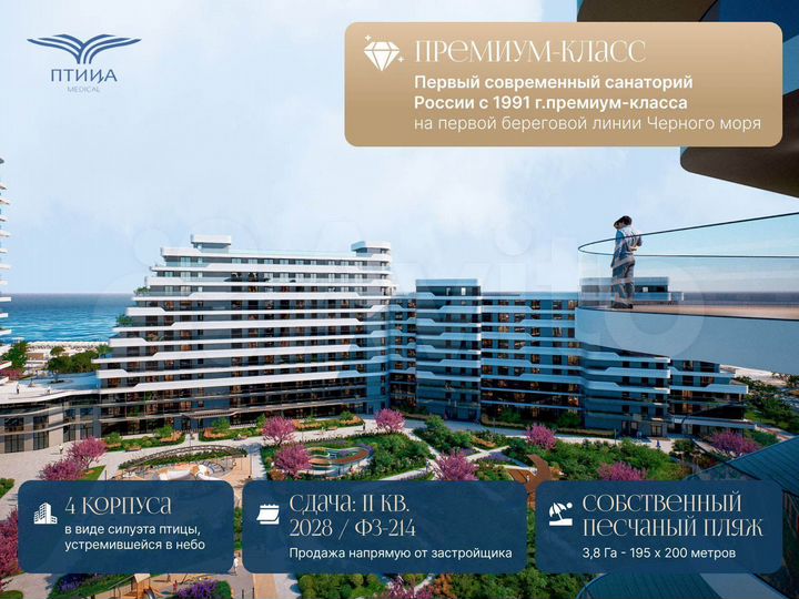 1-к. апартаменты, 33,2 м², 8/16 эт.