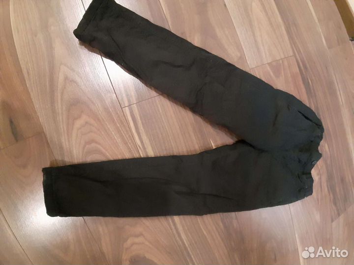 Джинсы на флисе