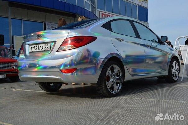 Виниловая пленка лазерный хром