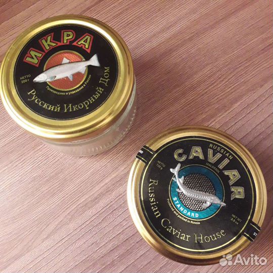 Подарочная шкатулка для икры, баночки