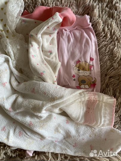Вещи для девочки от 56 см и до годика