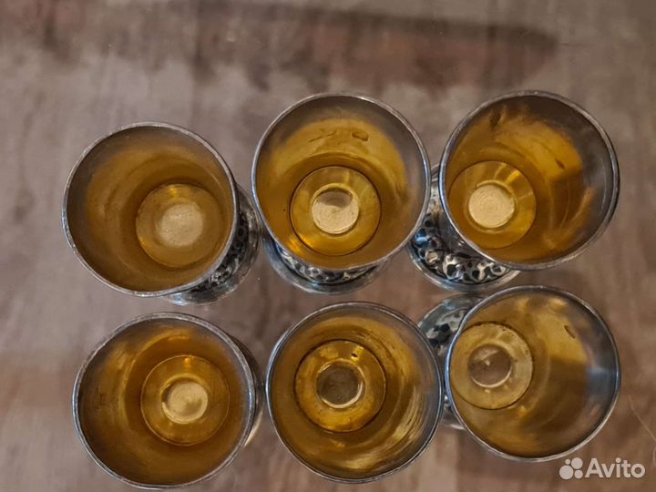 Набор серебряных рюмок