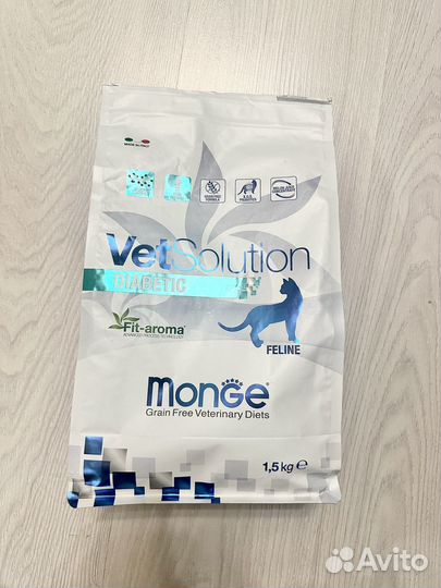 Корм для кошек monge diabetic