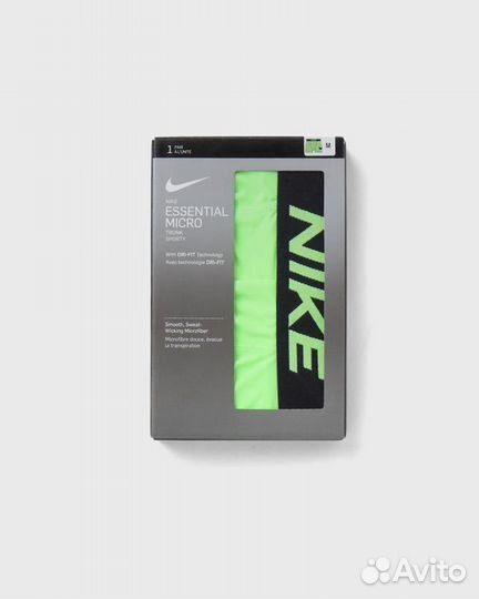 Трусы Nike Essential Micro Trunk Shorty Lime