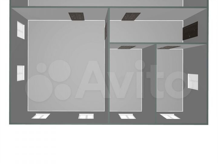 Отапливаемое помещение, 50 м²