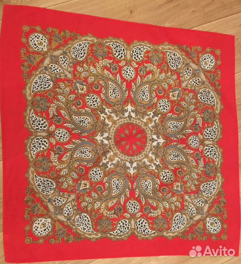 Павловопосадский платок шелковый