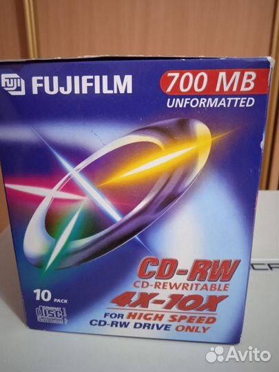 Диски CD-RW 4X-10X for nich speed