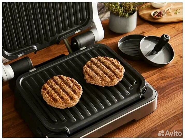 Электрогриль Tefal Optigrill GC772D30 2100Вт серый