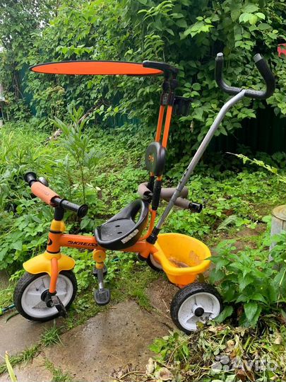 Велосипед с ручкой