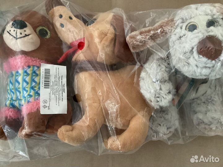 Игрушка мягкая Собака новая