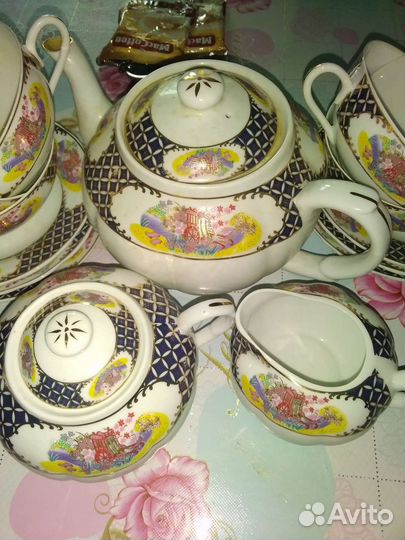 Чайный сервиз производство Китай,с времён СССР