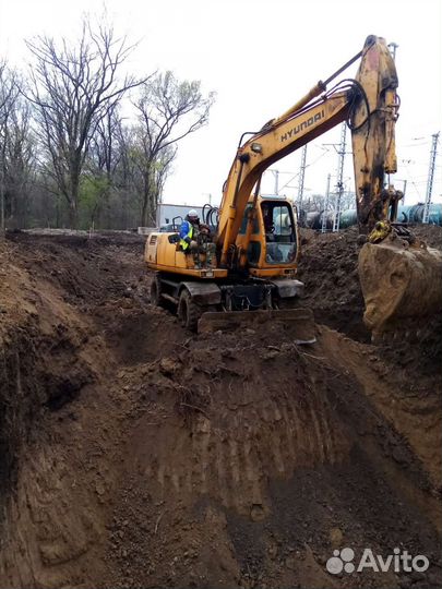 Полноповоротный экскаватор