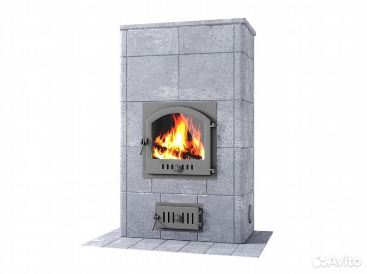 Печь камин талькомагнезит