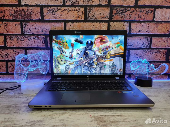 Мощный 17,3д HP i5 2Gb Видео 8 озу SSD