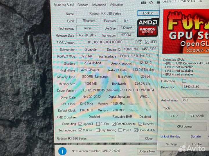 Radeon rx 580 4gb