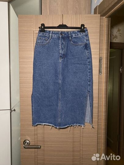 Юбка джинсовая