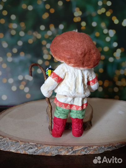 Ватные игрушки на елку 