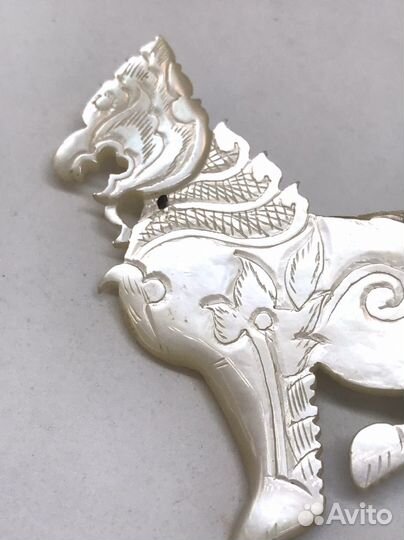 Винтаж Броши из перламутра